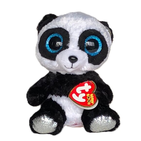 Ty Small Size New w/ Tag Beanie Boos Bamboo Panda 6" - Picture 1 of 10